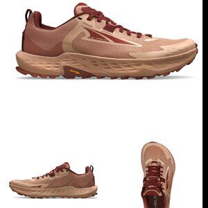 W's Altra Timp 5 Tan Running Shoes in Tan/Pink 6.5